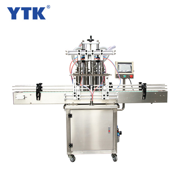 Automatic 4 head automatic soda wine bottling machine liquid filling machine equipment