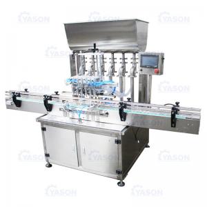 Automatic six head cup paste honey lubricant shampoo grease cosmetic cream lotion ketchup chili sauce filling machine