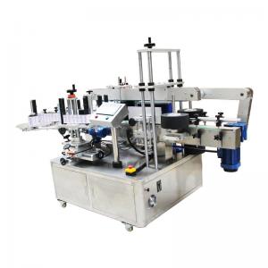 YTK-600 Automatic Square Bottle Chocolate Box Sticker Dual Side Labeller Labeling Machine