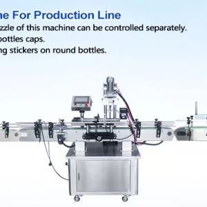 YTK APL800 High Efficient Juice Cosmetic Automatic Bottle Water Bottling Machine Automatic Liquid Filling Capping Packaging Production Line