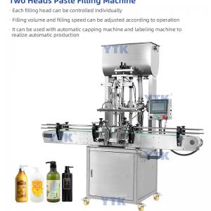 QZDG6 Automatic Tomato Paste Shampoo Honey Cosmetics Sauce Gel Peanut Butter Food Filling Machine 1000ml