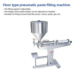 LGF1000  Standing tyle Semi Automatic Pneumatic Paste Sauce Bottle  Filling Machine