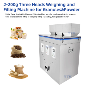 W200T Flour Rice Coffee Dry Powder Beans Seeds Detergent Tea Filling Machine