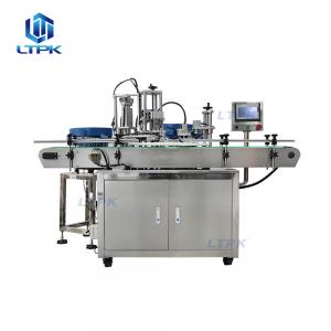 LT-APC2 Automatic 30ml 10ml 50ml 100ml Perfume Spary Bottle Filling Line Liquid Water Alcohol Small Filling And Capping Machine
