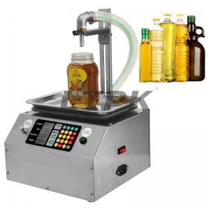 LT-L15 High Accuracy Honey Peanut Butter Filler Weighting Oil Jar Cosmetics Lotion Filling Machine For Small Business