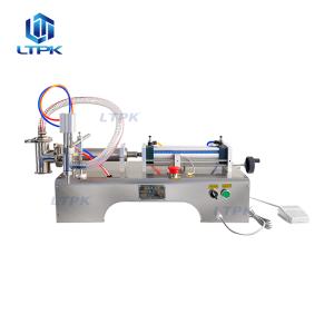 G1WY Single Head Filling Machine Semi-Automatic Bottle Filler with Anti-Drip Nozzle High Accuracy for Cosmetic Chemical Beverage